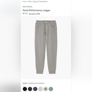 Vuori Ponto Performance Jogger - Men's Size S